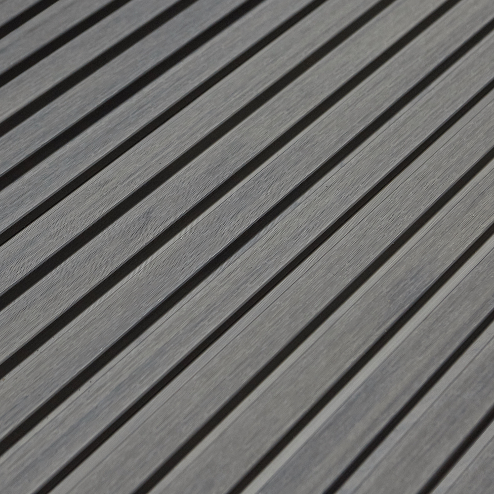 Фасадная (стеновая) реечная панель CM WALL, 219х26х3000 мм, STONE GRAY